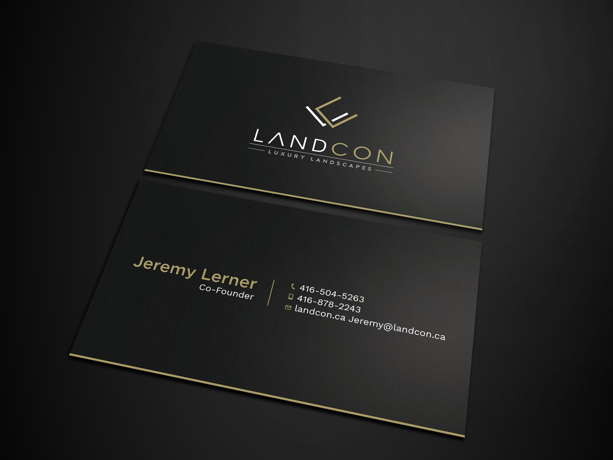 Business Card Design by Tripti Ranjan Gain for Land-Con LTD | Design #23800079