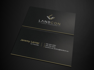 Business Card Design by Tripti Ranjan Gain for Land-Con LTD | Design: #23800079
