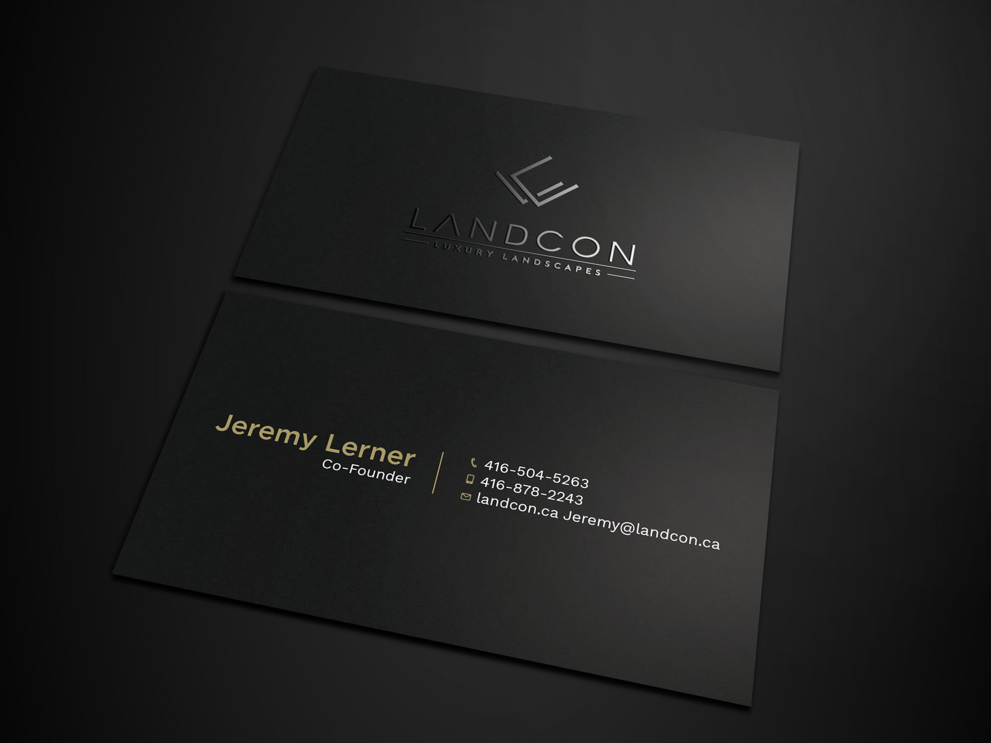 Business Card Design by Tripti Ranjan Gain for Land-Con LTD | Design #23800088