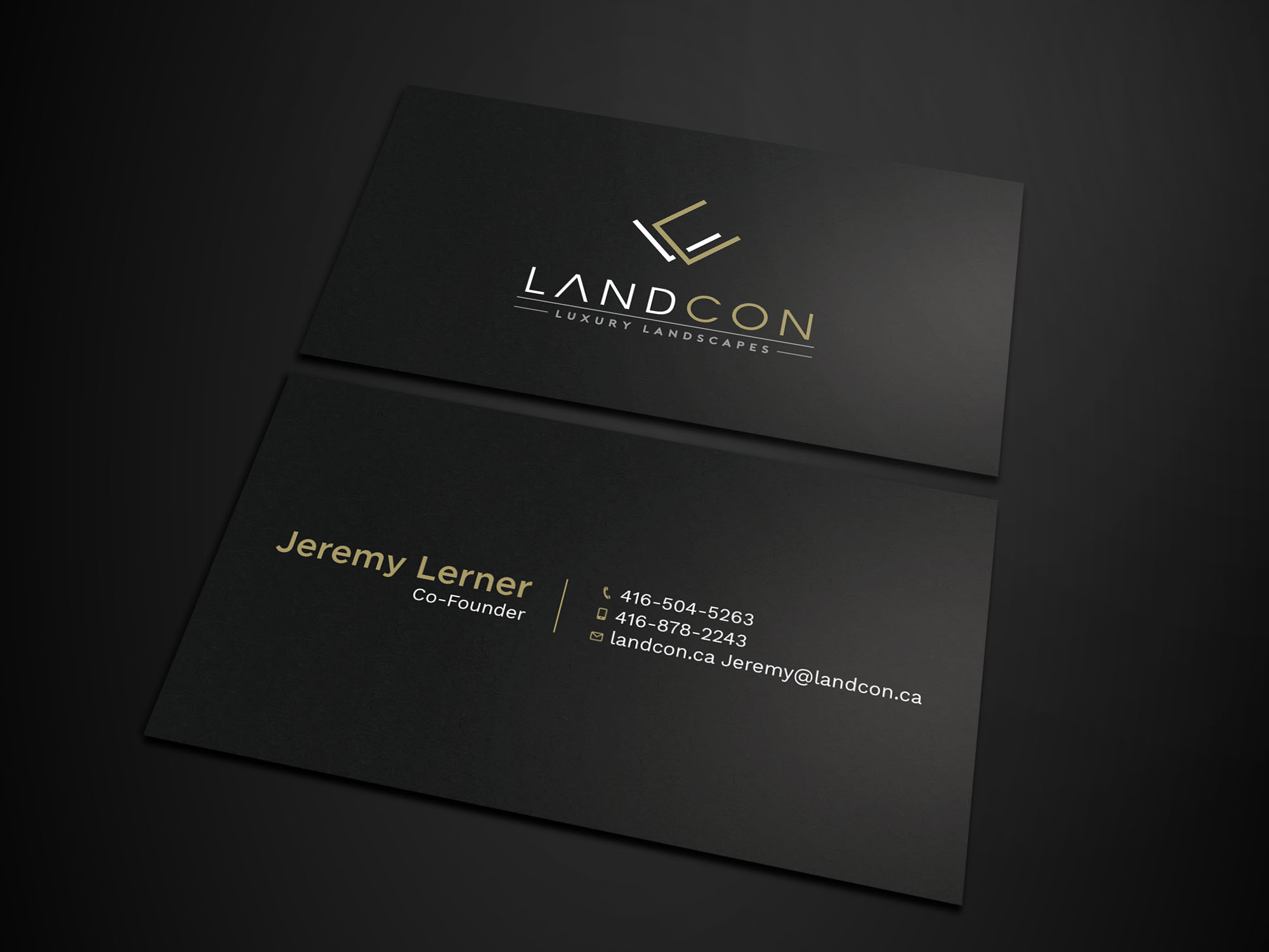 Business Card Design by Tripti Ranjan Gain for Land-Con LTD | Design #23800089