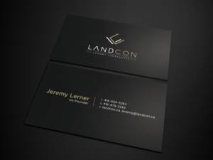 Business Card Design by Tripti Ranjan Gain for Land-Con LTD | Design: #23800089