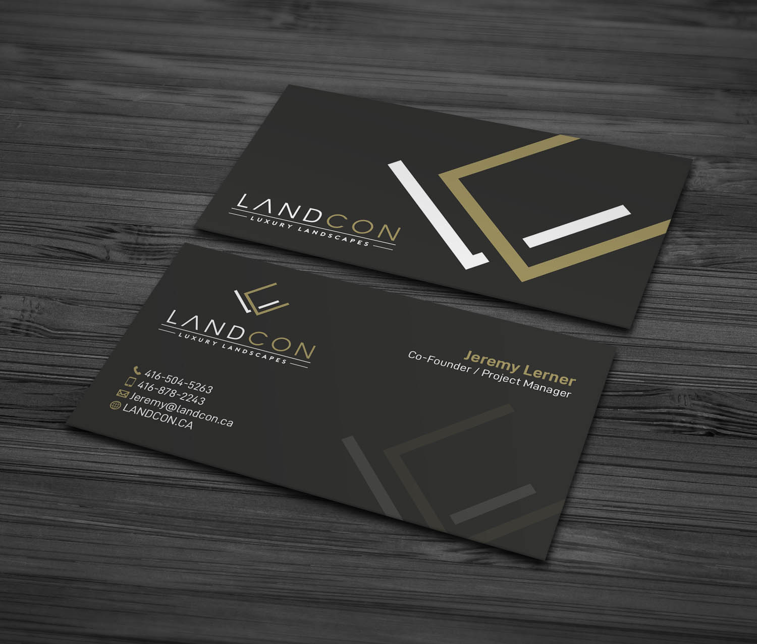Diseño de Tarjeta de Presentación por MDesign para Land-Con LTD | Diseño #23816789