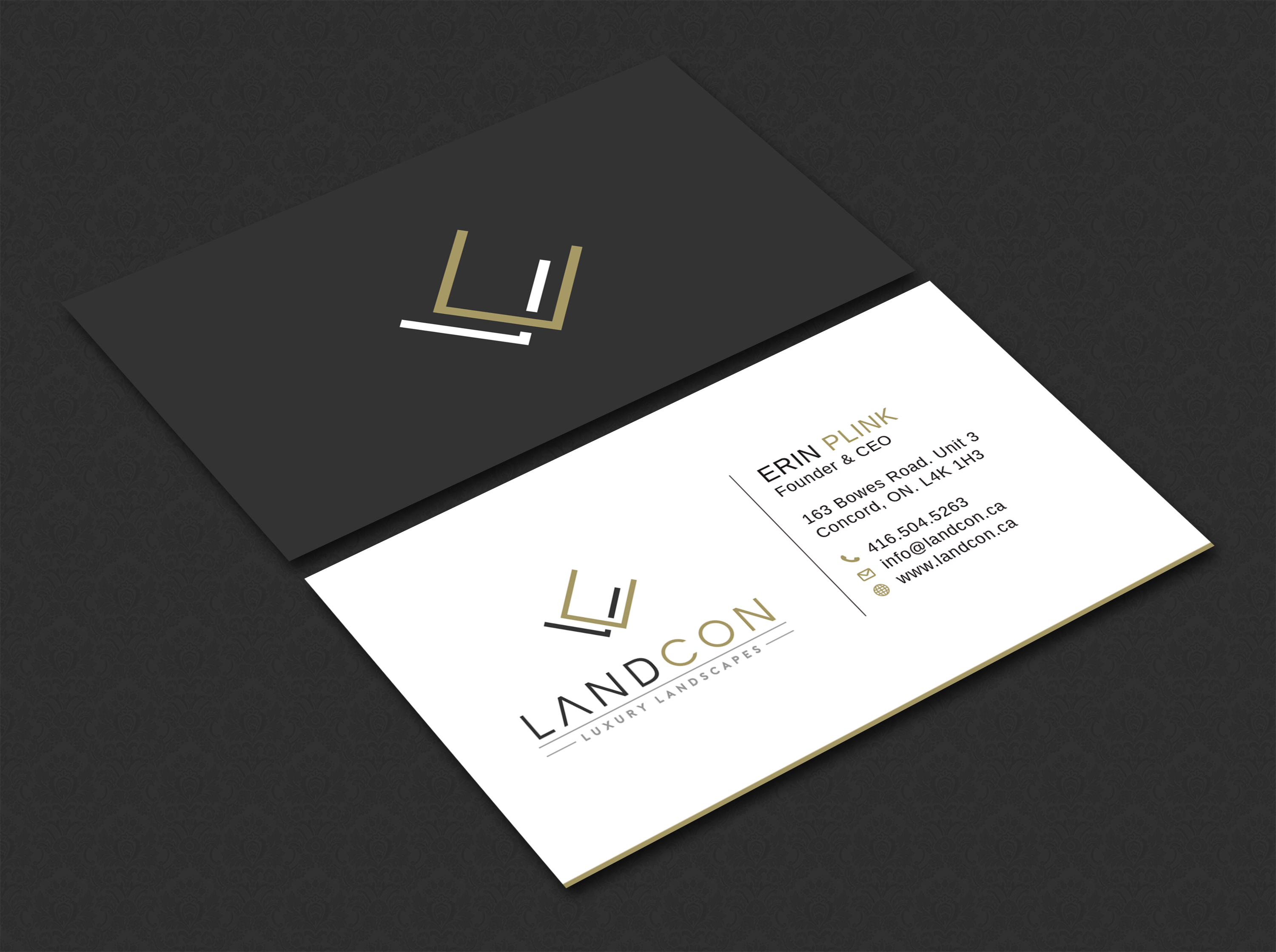 Business Card Design by Bold Pixels for Land-Con LTD | Design #23814299