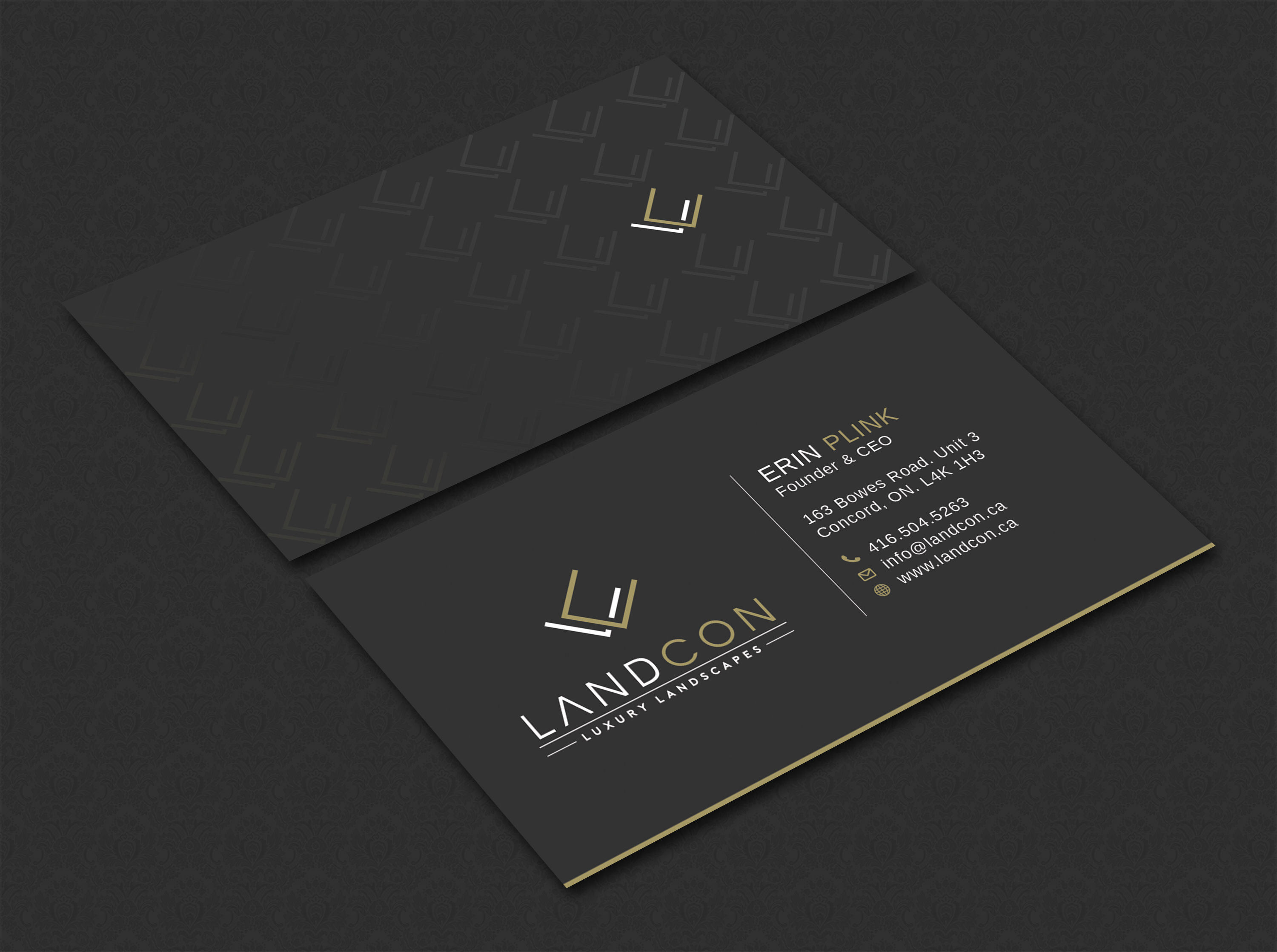 Business Card Design by Bold Pixels for Land-Con LTD | Design #23814388