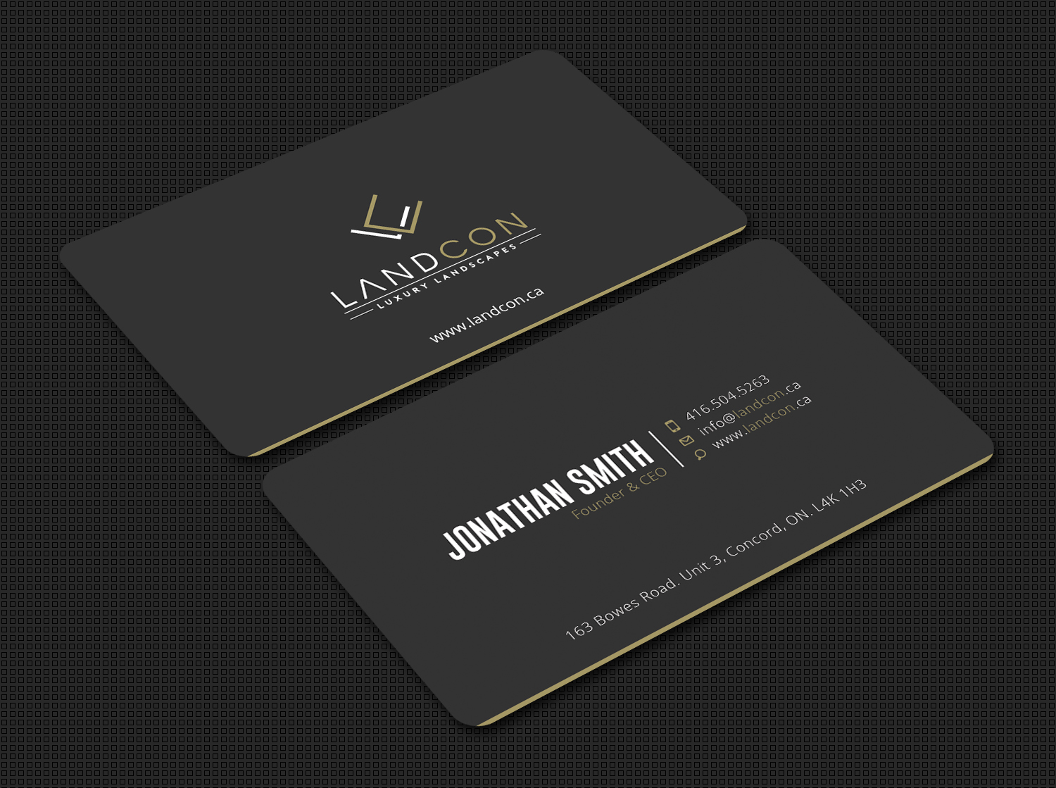 Business Card Design by Bold Pixels for Land-Con LTD | Design #23814421