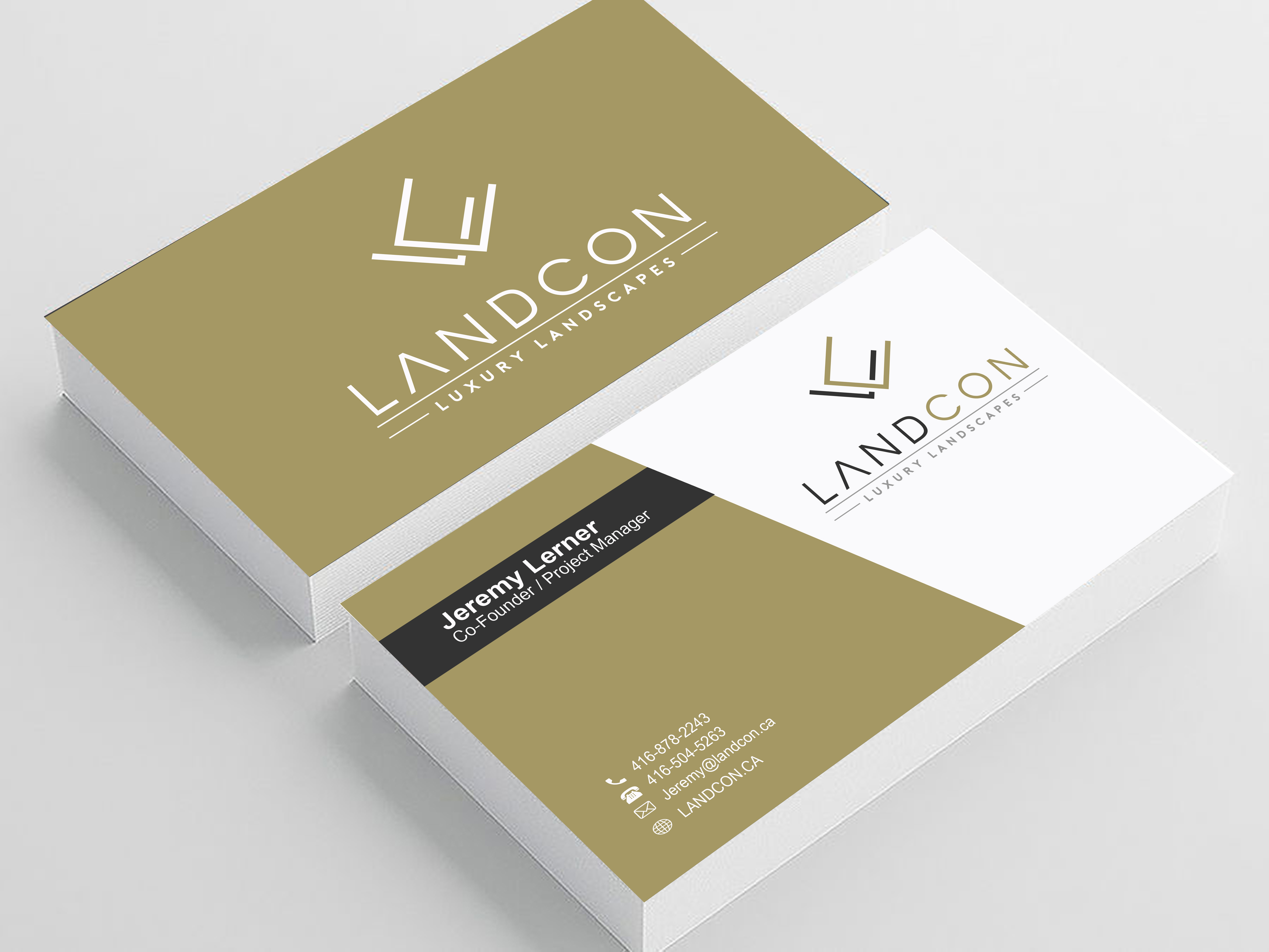 Business Card Design by HAKIMA 2 for Land-Con LTD | Design #23799767