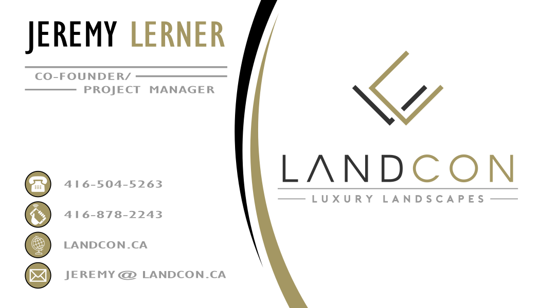 Business Card Design by h_b_designs for Land-Con LTD | Design #23809862