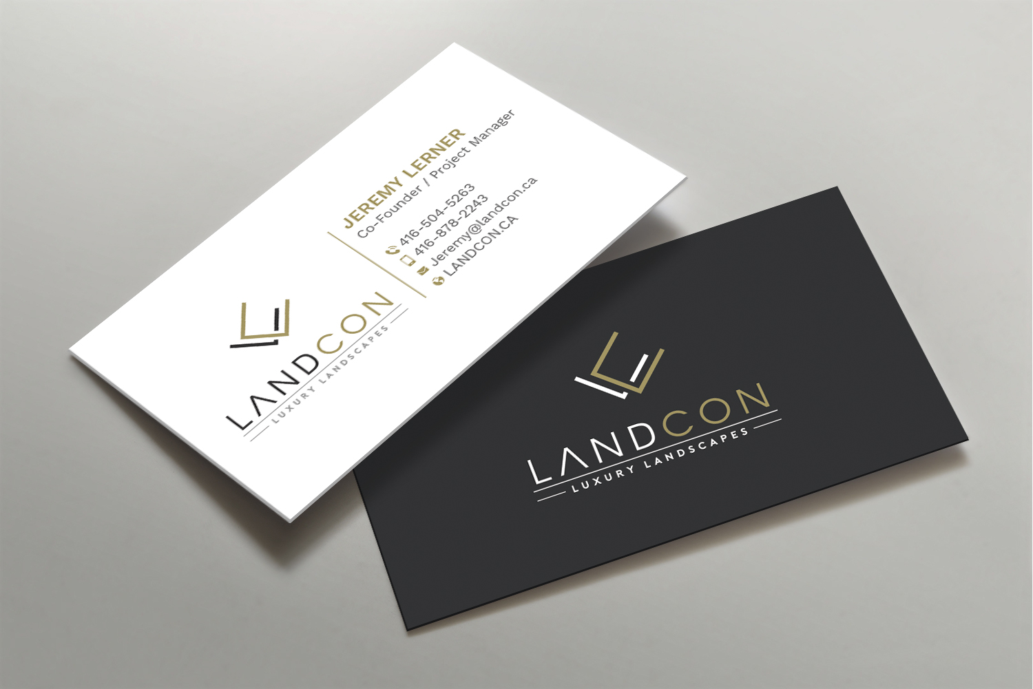 Business Card Design by DesignShout for Land-Con LTD | Design #23808023
