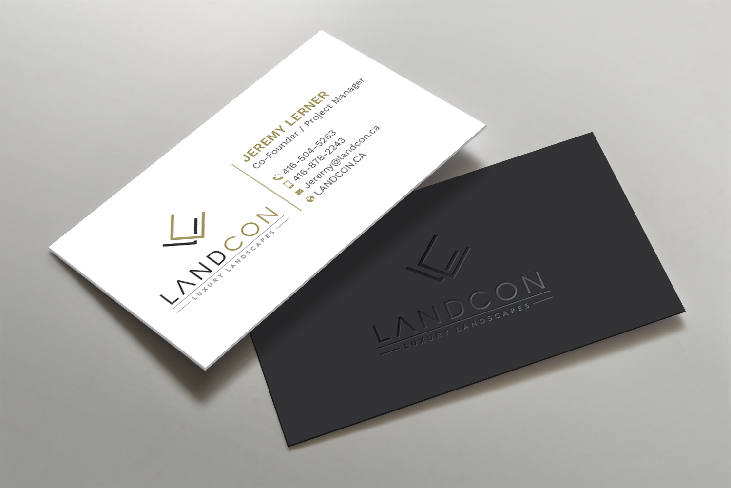 Business Card Design by DesignShout for Land-Con LTD | Design #23808024