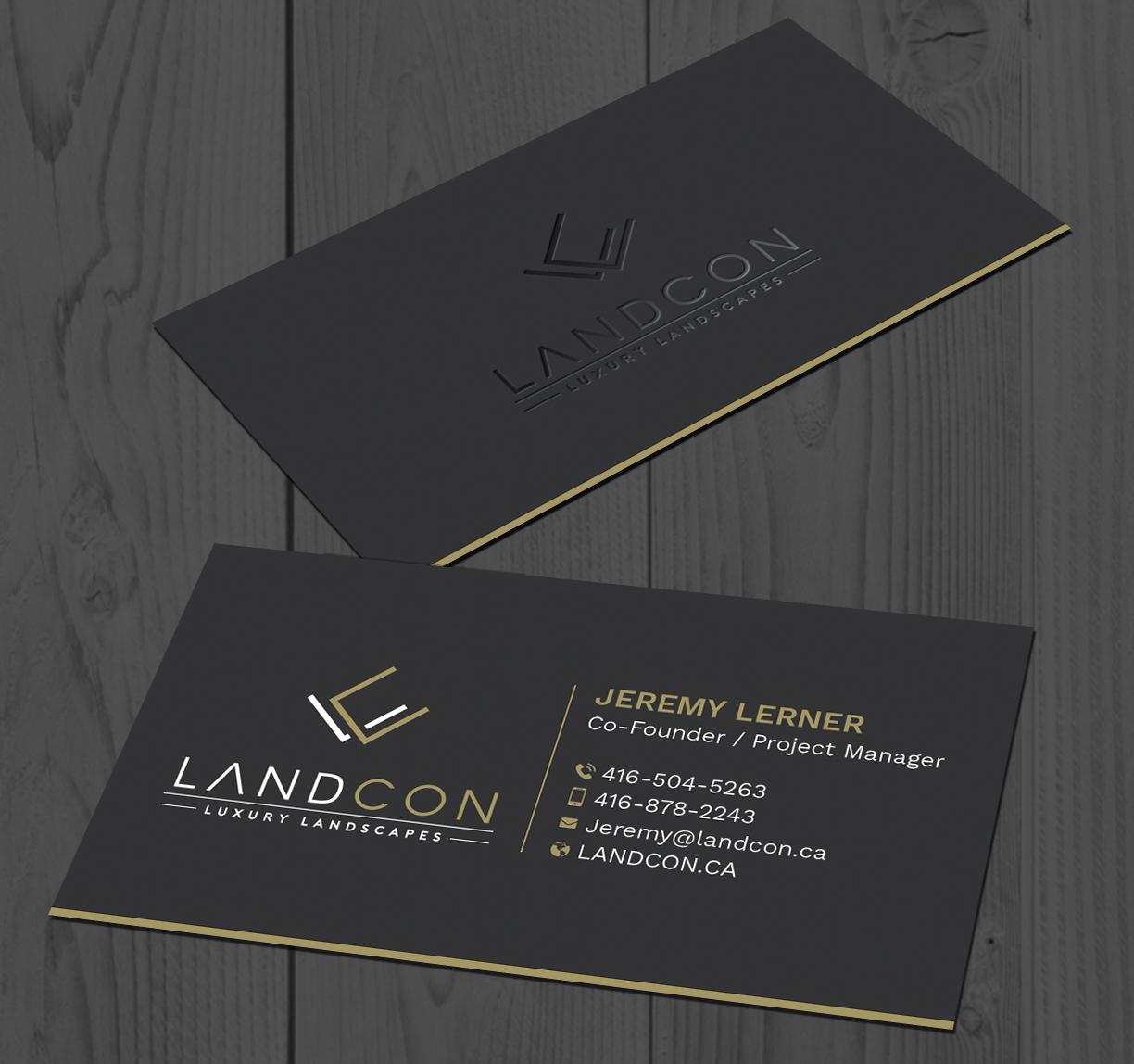 Business Card Design by DesignShout for Land-Con LTD | Design #23808054