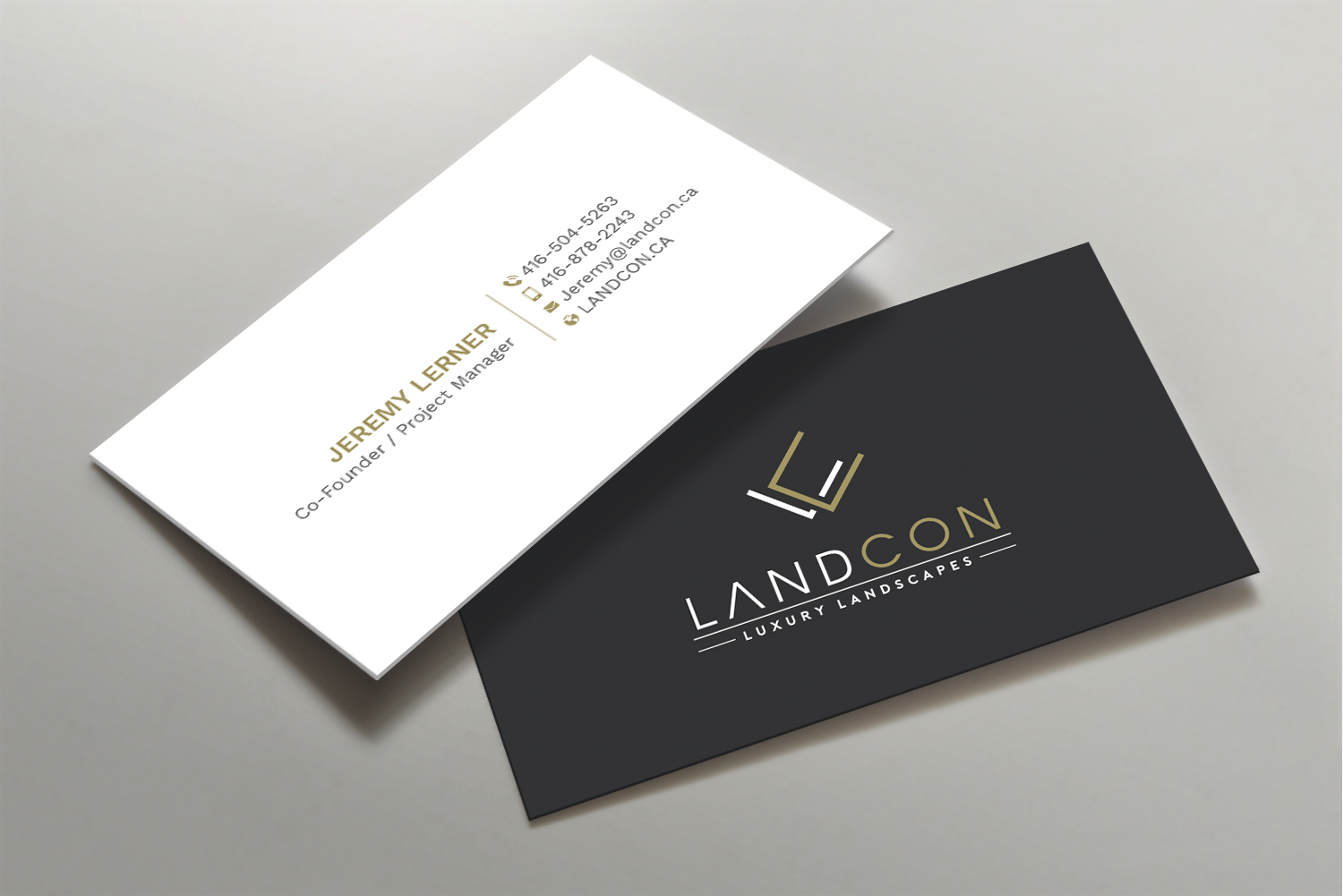 Business Card Design by DesignShout for Land-Con LTD | Design #23808159