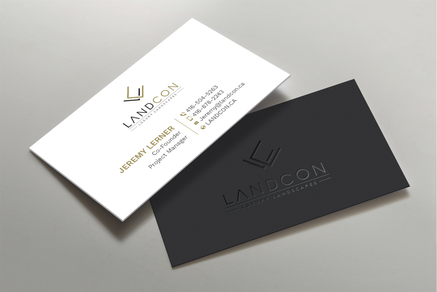 Business Card Design by DesignShout for Land-Con LTD | Design #23808161
