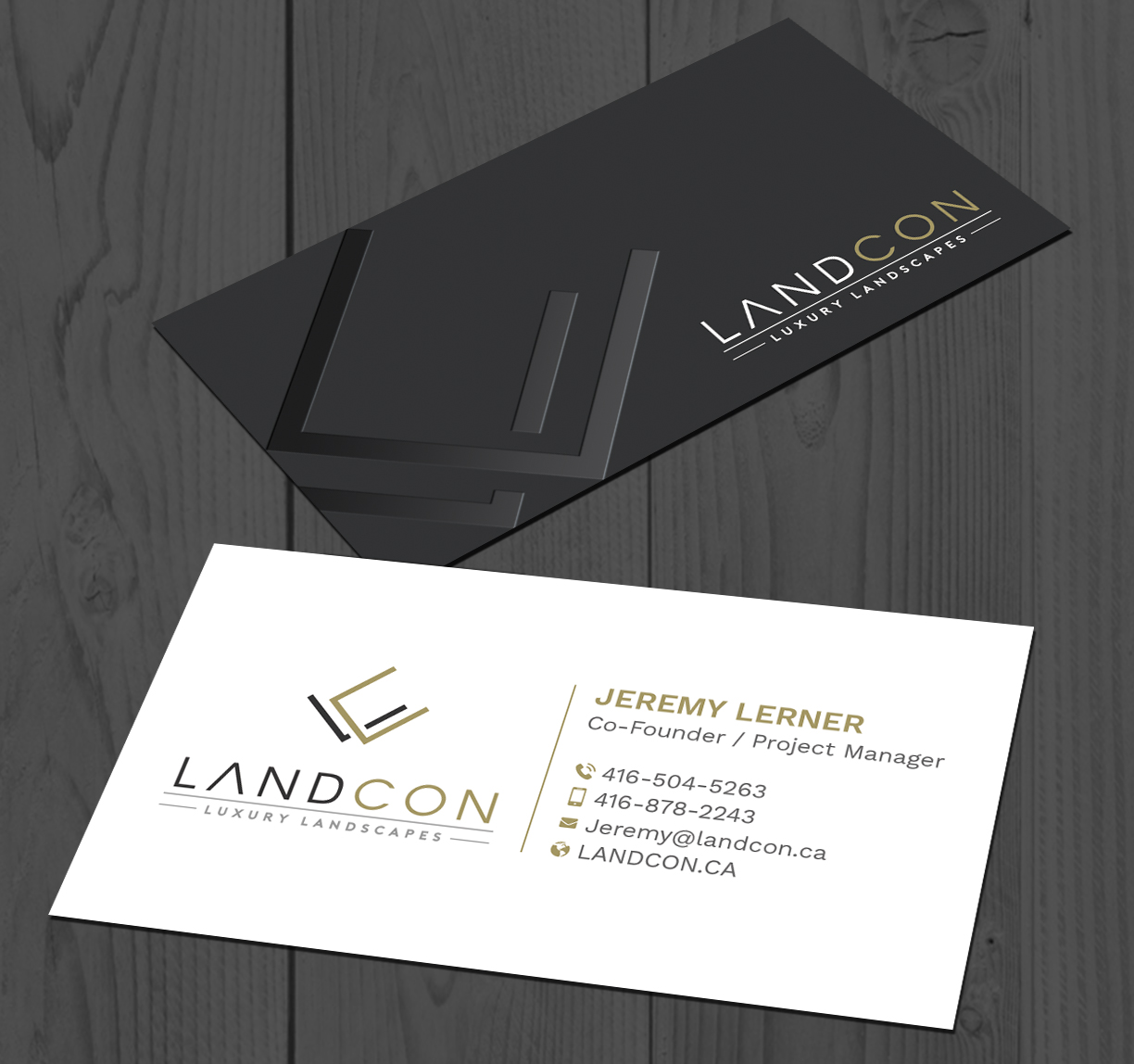 Business Card Design by DesignShout for Land-Con LTD | Design #23808196