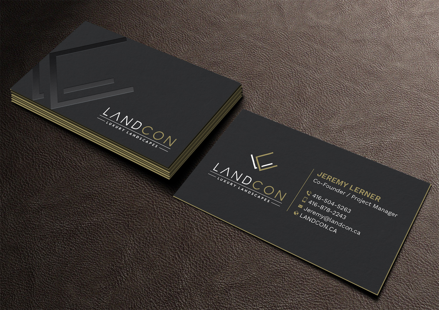 Business Card Design by DesignShout for Land-Con LTD | Design #23808197