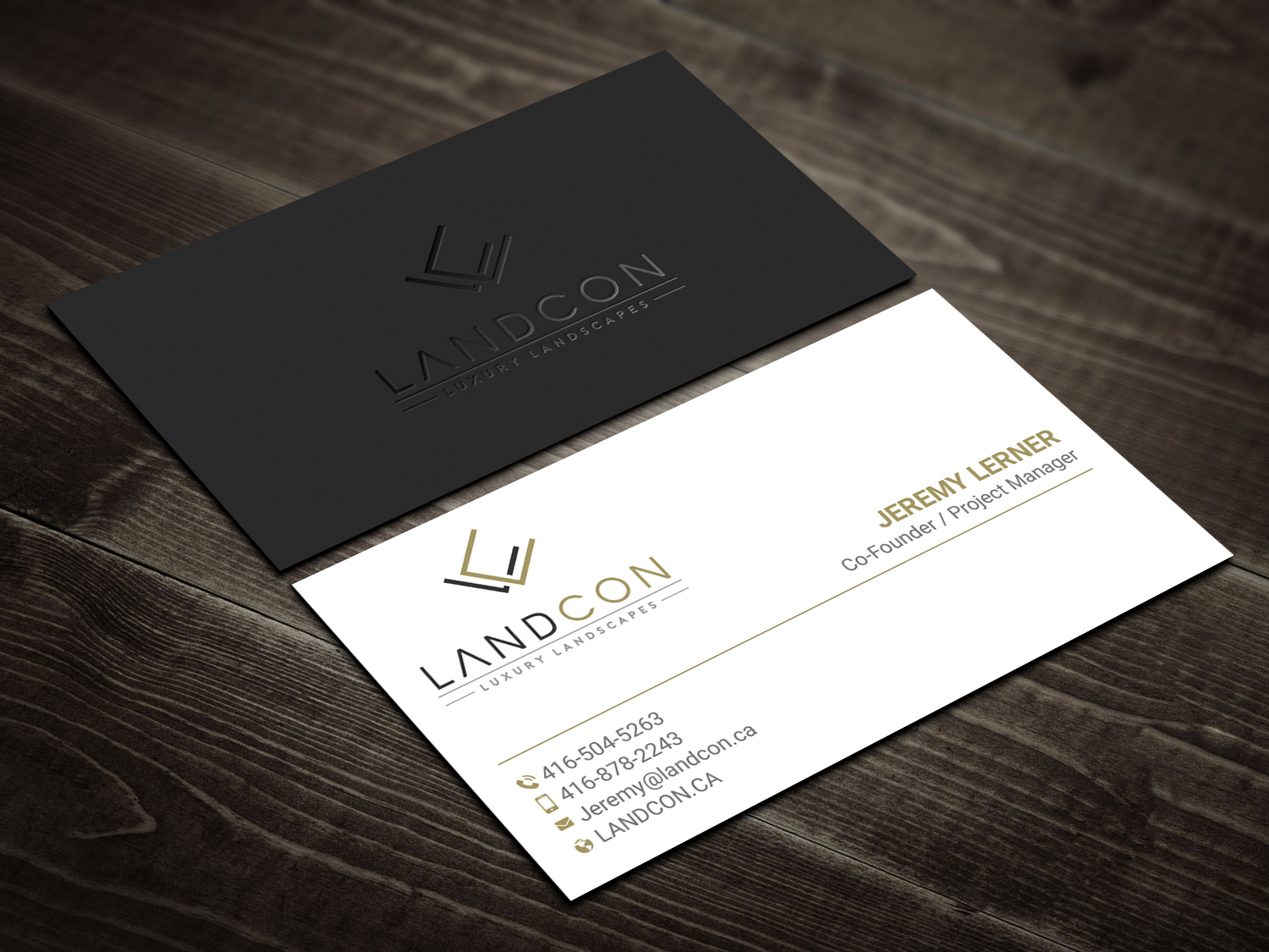 Business Card Design by DesignShout for Land-Con LTD | Design #23808448