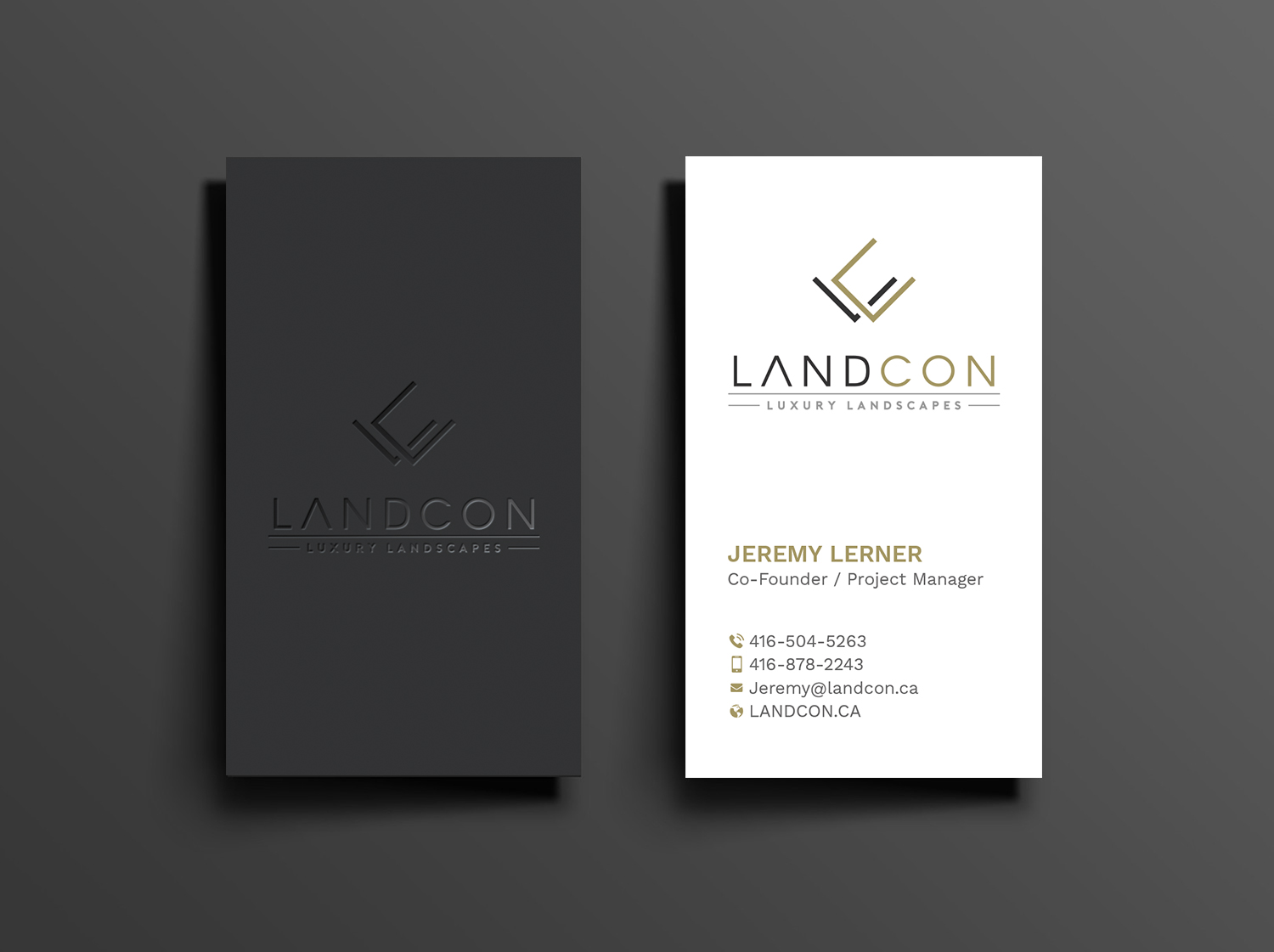 Business Card Design by DesignShout for Land-Con LTD | Design #23808500