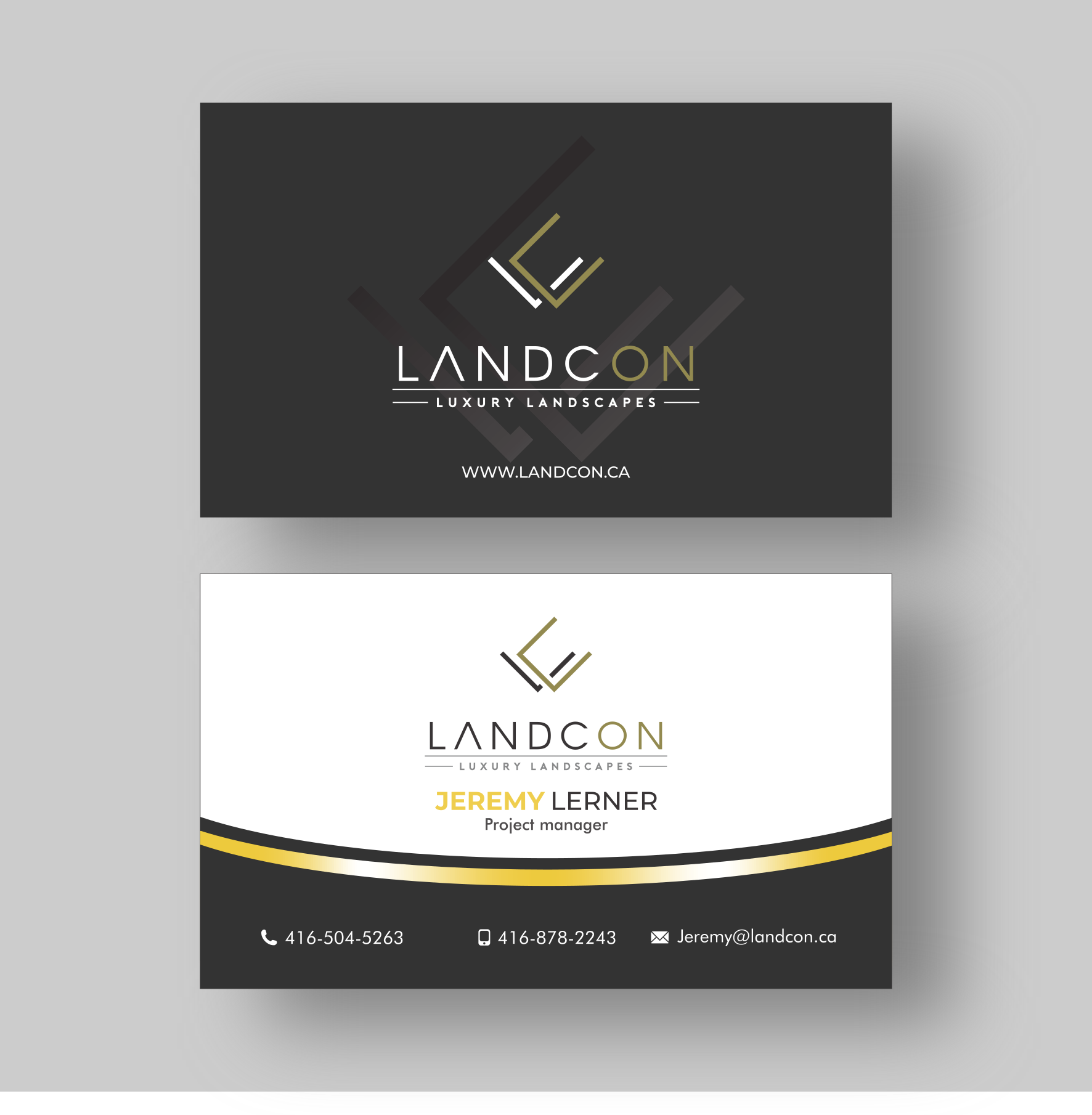 Visitenkarten-Design von GraphicSujit für Land-Con LTD | Design #23806395