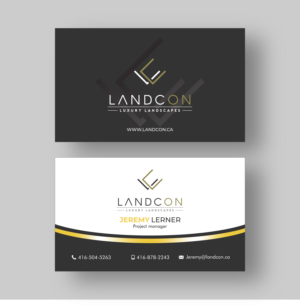 Business Card Design by Sujit lohar for Land-Con LTD | Design #23806395