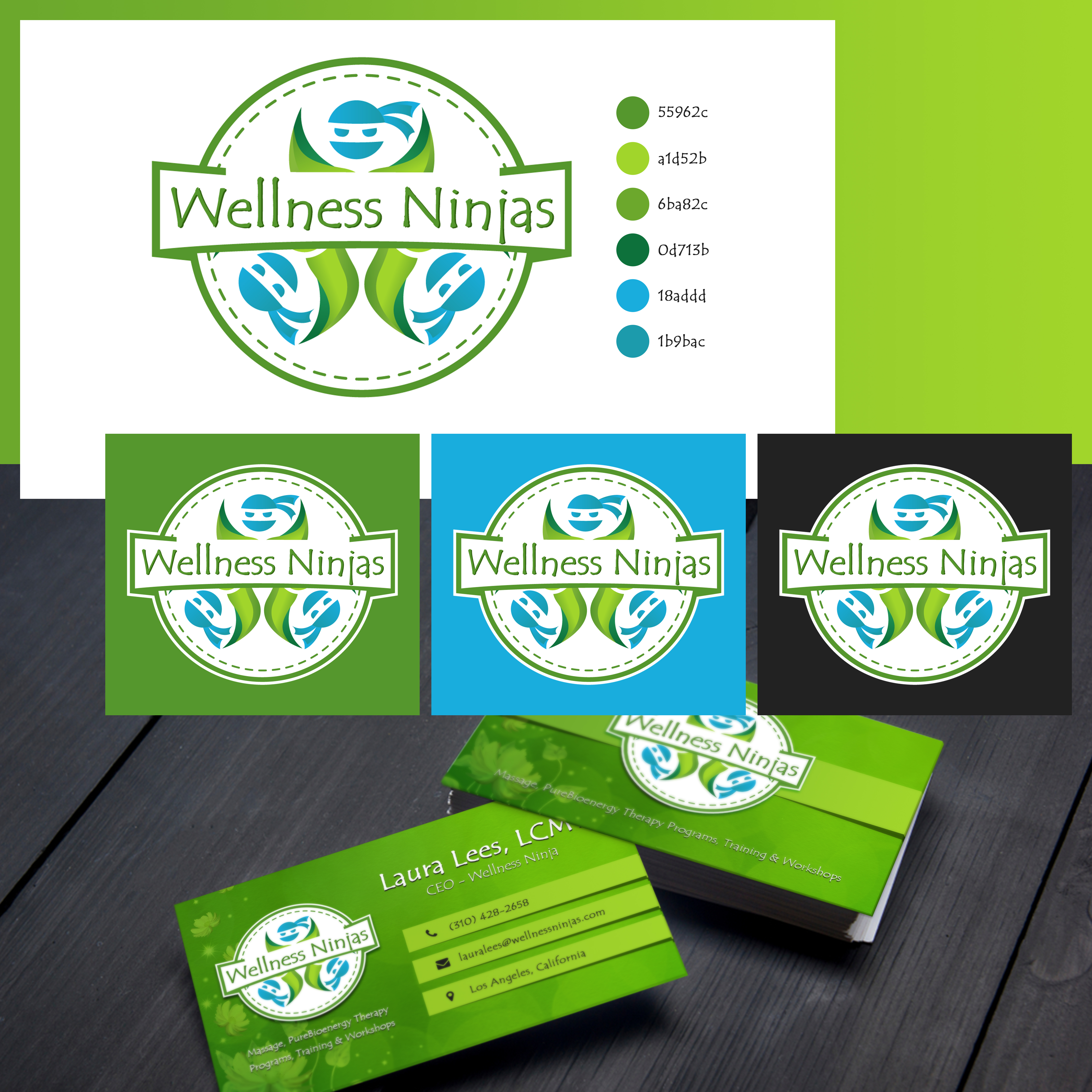 Diseño de Logo por Jose Alvin para Wellness Ninjas | Diseño #23788045