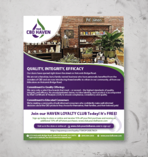 Your CBD Haven Print Ad - Magazine/Coupon Booklet | Werbe-Design von alex989