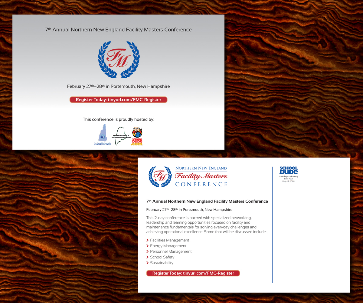 Postcard Design by Prepress-Nogaj for SchoolDude | Design #3011443
