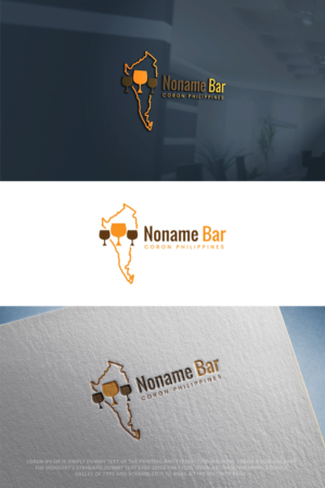 Noname Bar, Coron Philippines | Diseño de Logo por GoodTimes$$$