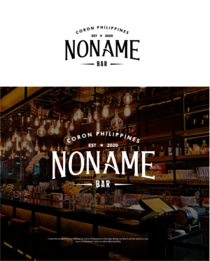 Noname Bar, Coron Philippines | Logo Design by Ng V Duc