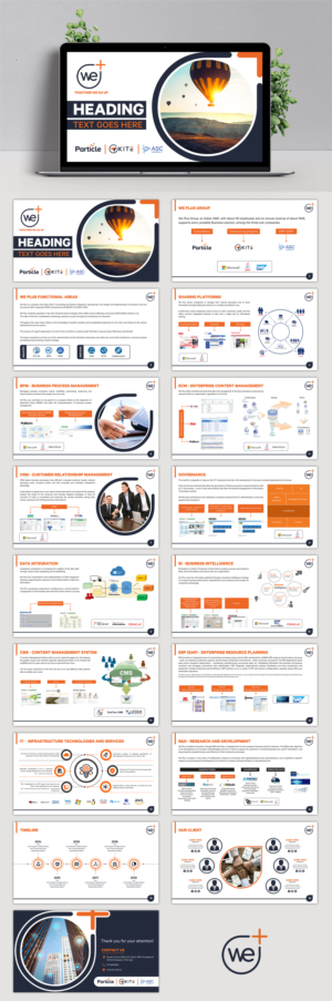 Company Profile presentation for We Plus Group | PowerPoint Design by SAI DESIGNS