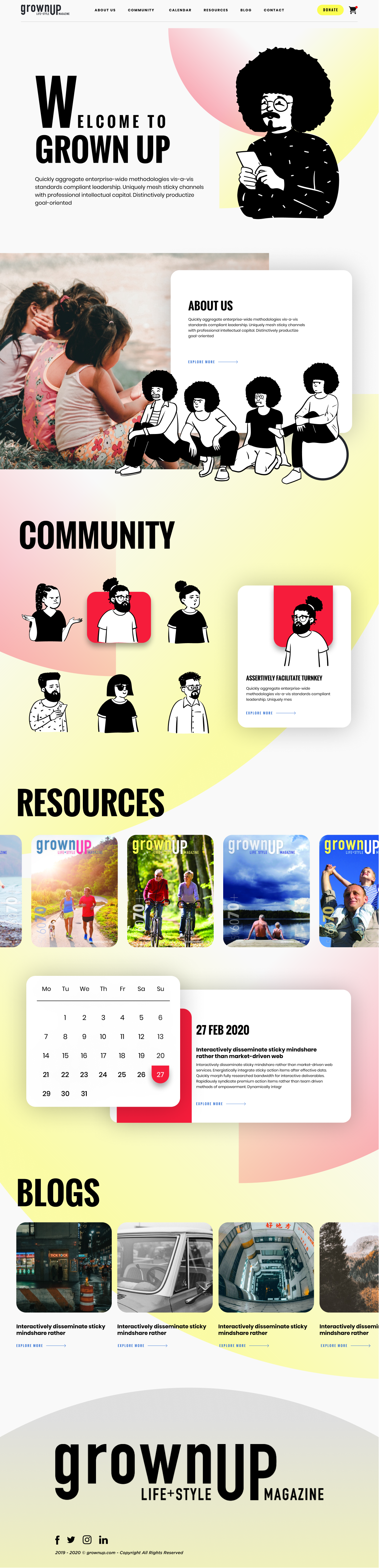 Web Design by Hassaan Shah for this project | Design #23827997