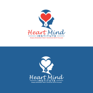Heart Mind Institute (with and without tagline: Deeply Embodied, Heart-Centered, Earth Focused) | Logo Design by Graphic Bricks