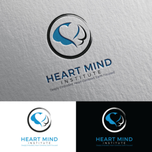 Heart Mind Institute (with and without tagline: Deeply Embodied, Heart-Centered, Earth Focused) | Logo Design by Rii