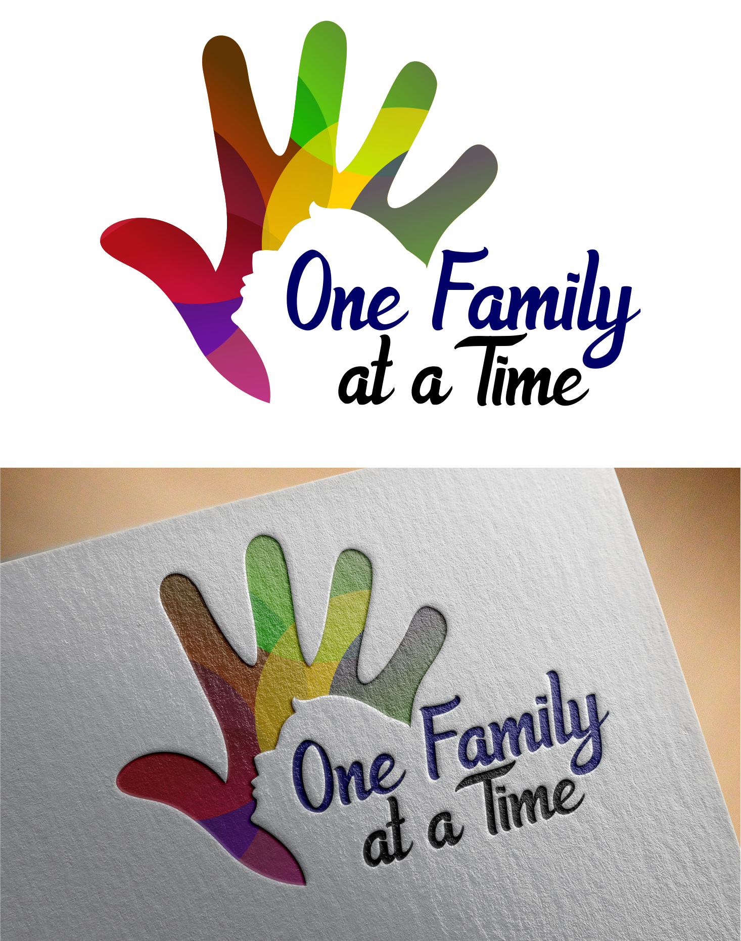 Colorful Bold Logo Design For One Family At A Time By Darmo Art Design 23797824