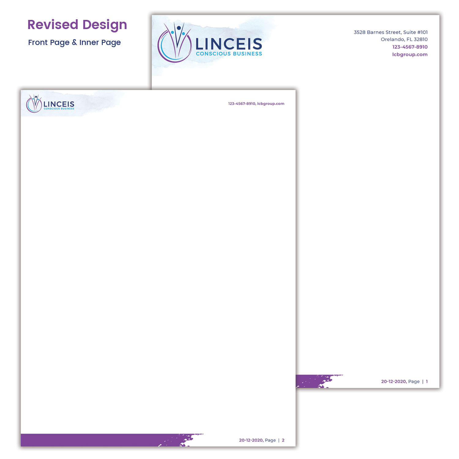 Letterhead Design by Expert Designer for Linceis Conscious Business | Design #23797898