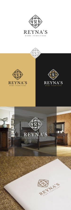 Reyna's Home Furniture | Diseño de Logo por AHGDesign