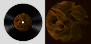 Vinyl Apple Design of House Music Label  | Diseño Gráfico por SAI DESIGNS