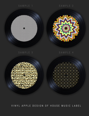 Vinyl Apple Design of House Music Label  | Diseño Gráfico por ARTOGRAPHY