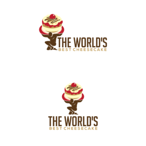 The World's Best Cheesecake | Diseño de Logo por Graphic Bricks