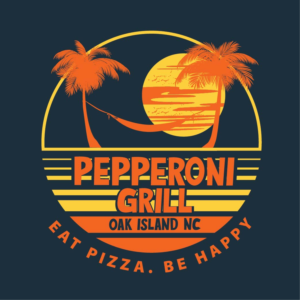 The Pepperoni Grill  | T-shirt Design by 75-R-P-Z