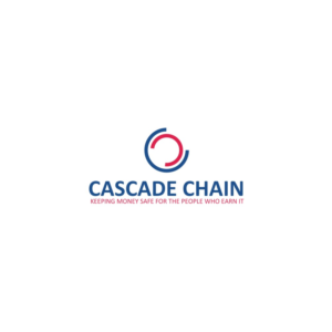 Cascade Chain   Keeping money safe for the people who earn it | Logo Design by Hardwork