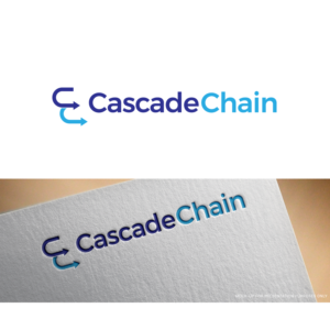 Cascade Chain   Keeping money safe for the people who earn it | Logo Design by kimcam