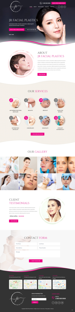 Web Design par pb pour Essential ENT Victoria  | Design : #23802119