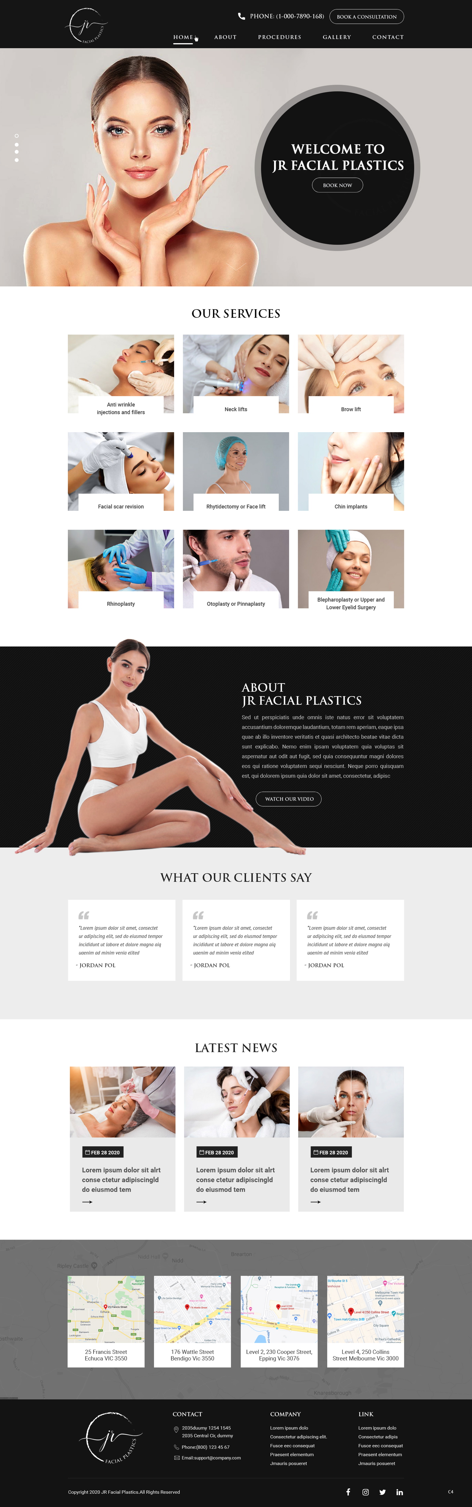 Web Design par pb pour Essential ENT Victoria  | Design #23802122