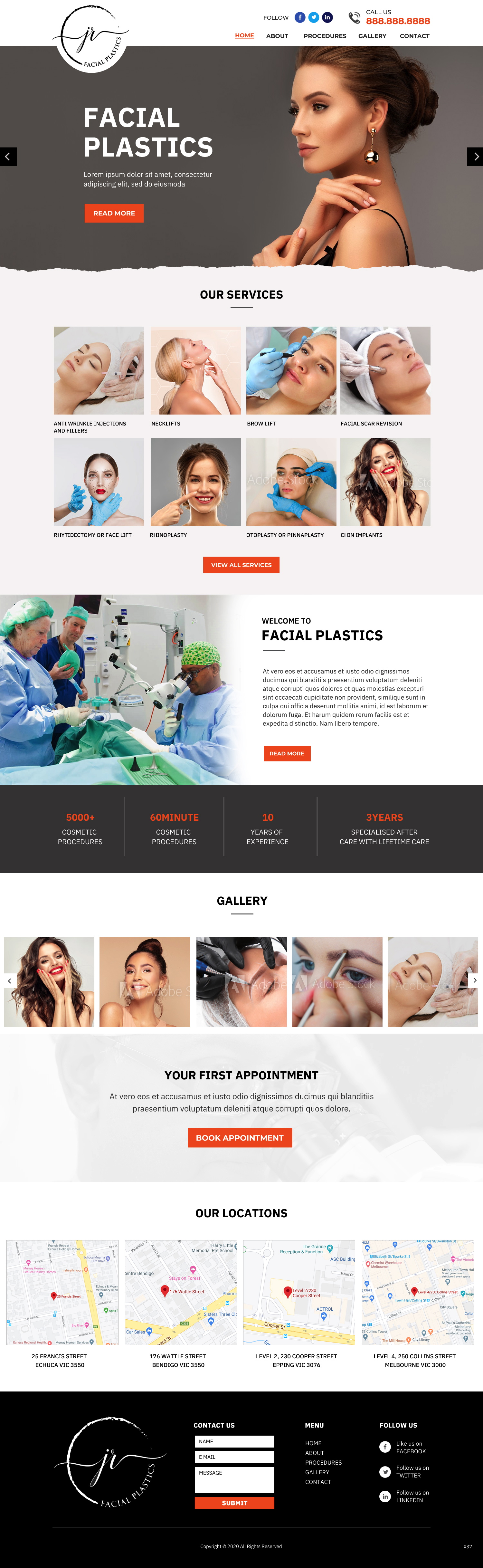 Web Design par pb pour Essential ENT Victoria  | Design #23802132