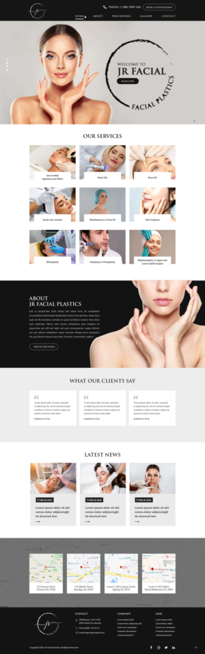Web Design par pb pour Essential ENT Victoria  | Design : #23830673