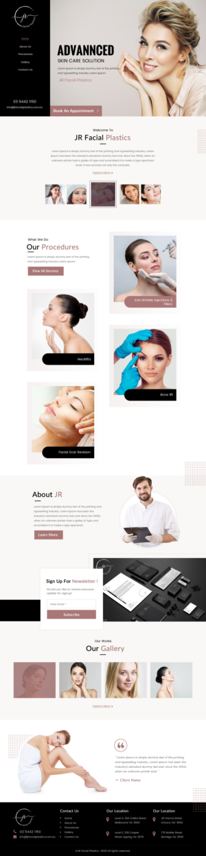 Web Design par rightway pour Essential ENT Victoria  | Design : #23825485