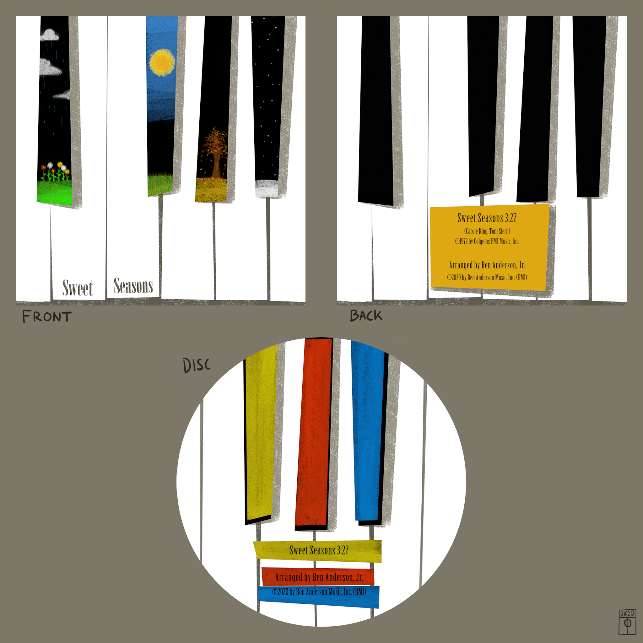 CD Cover Design by Tomasz Ostrowski for this project | Design #23832630