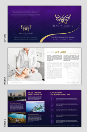 Brochure for social media influencers for our beauty clinic | Flyer-Design von SAI DESIGNS