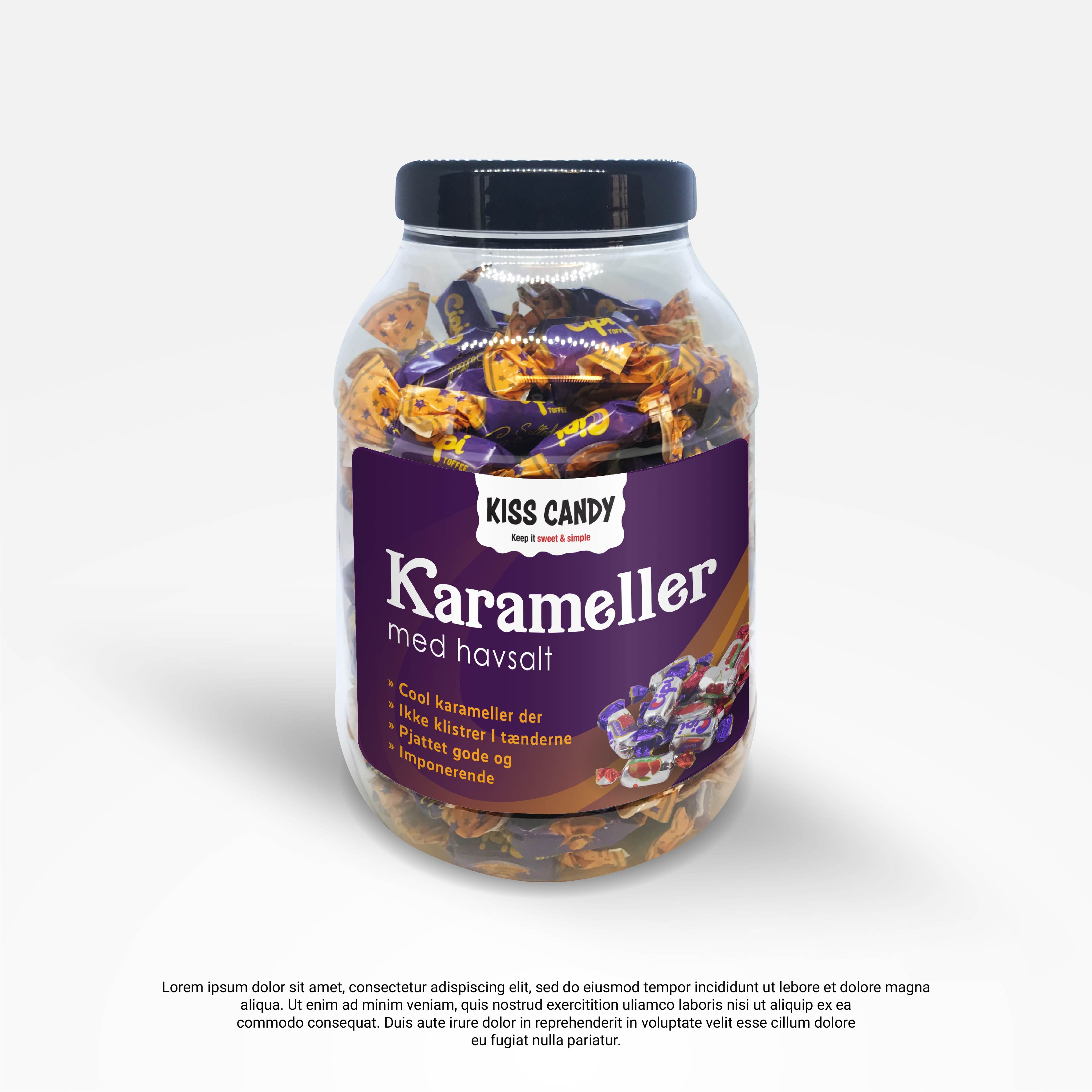 Graphic Design by Aistikart for Kiss Candy ApS | Design #23798039