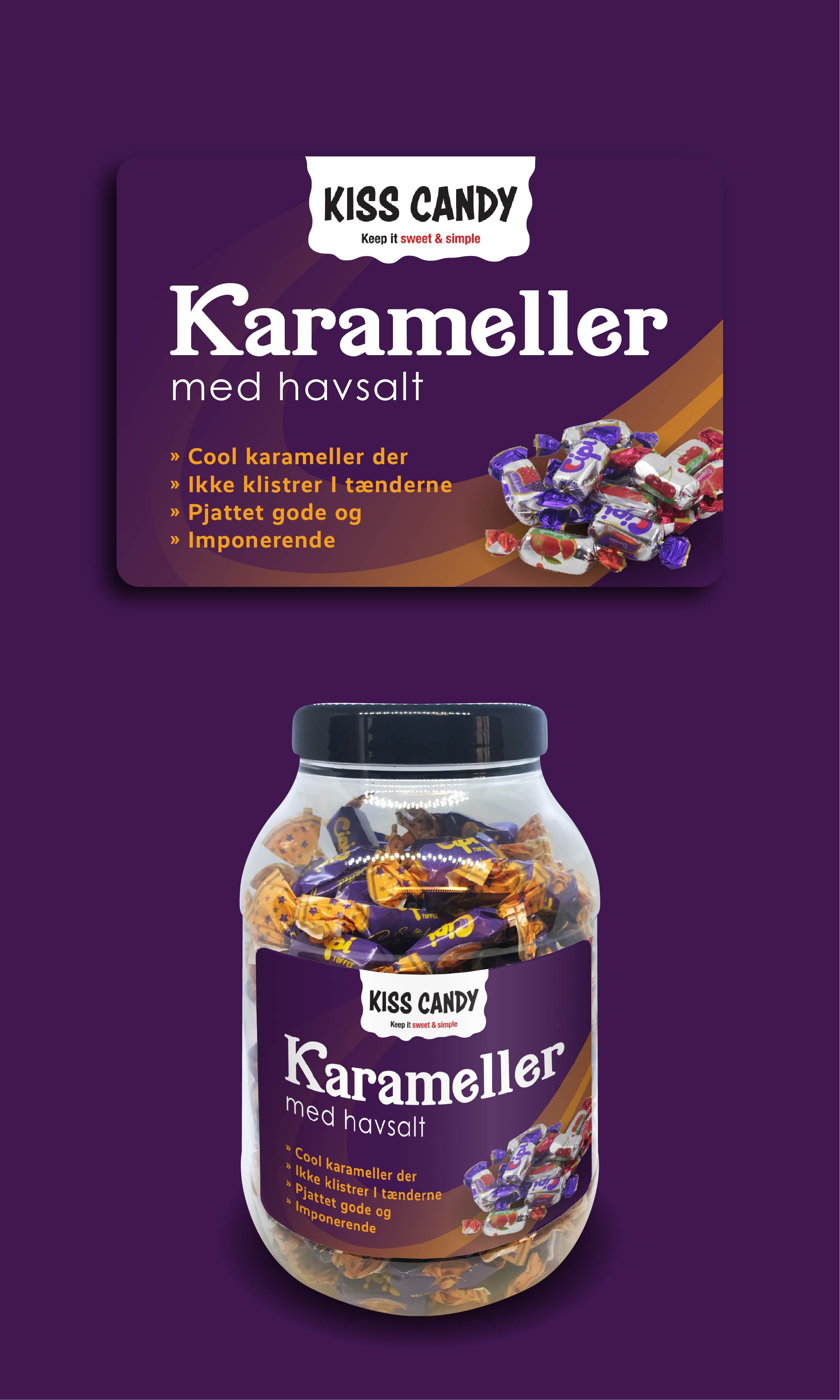 Graphic Design by Aistikart for Kiss Candy ApS | Design #23798043