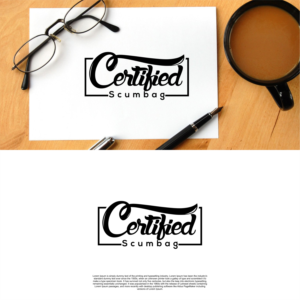 Certified Scumbag | Logo Design by Veronica 10